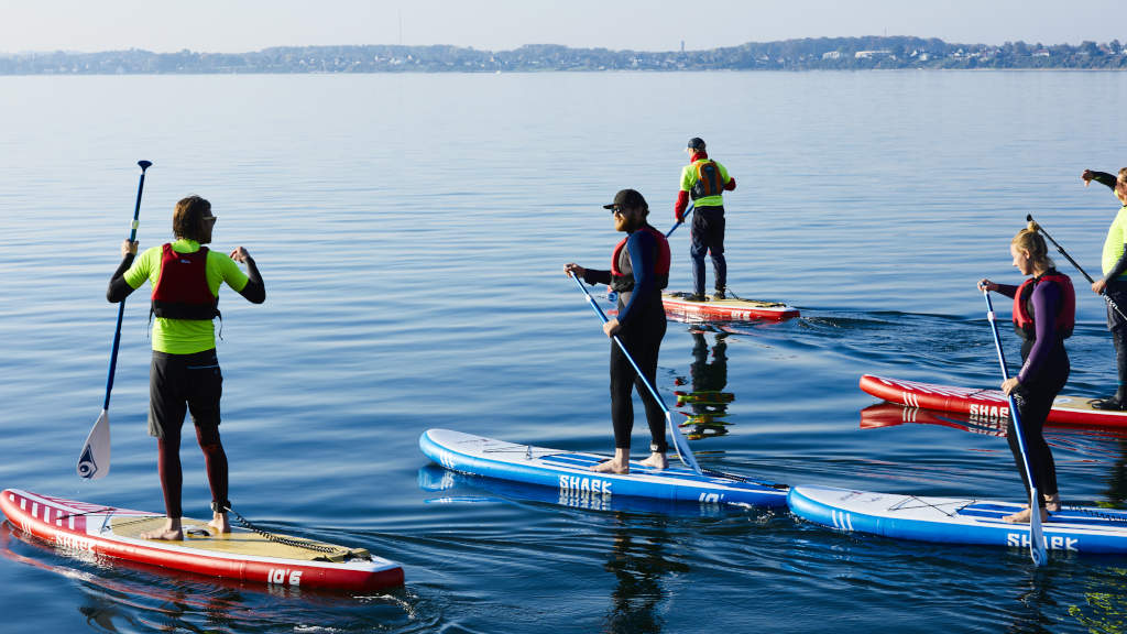 Stand up paddling i Lillebælt