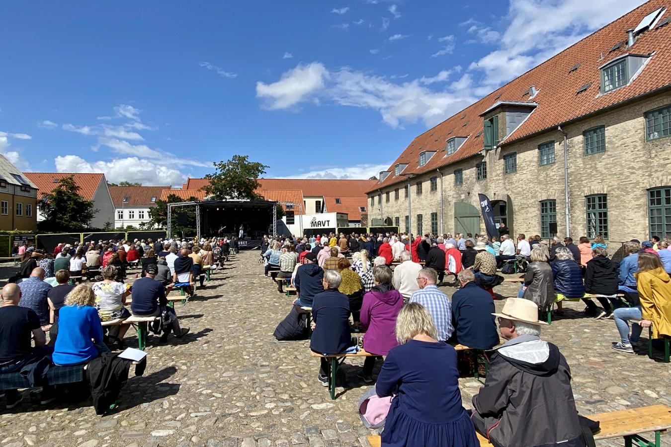 Koncert i gården ved Tøjhuset
