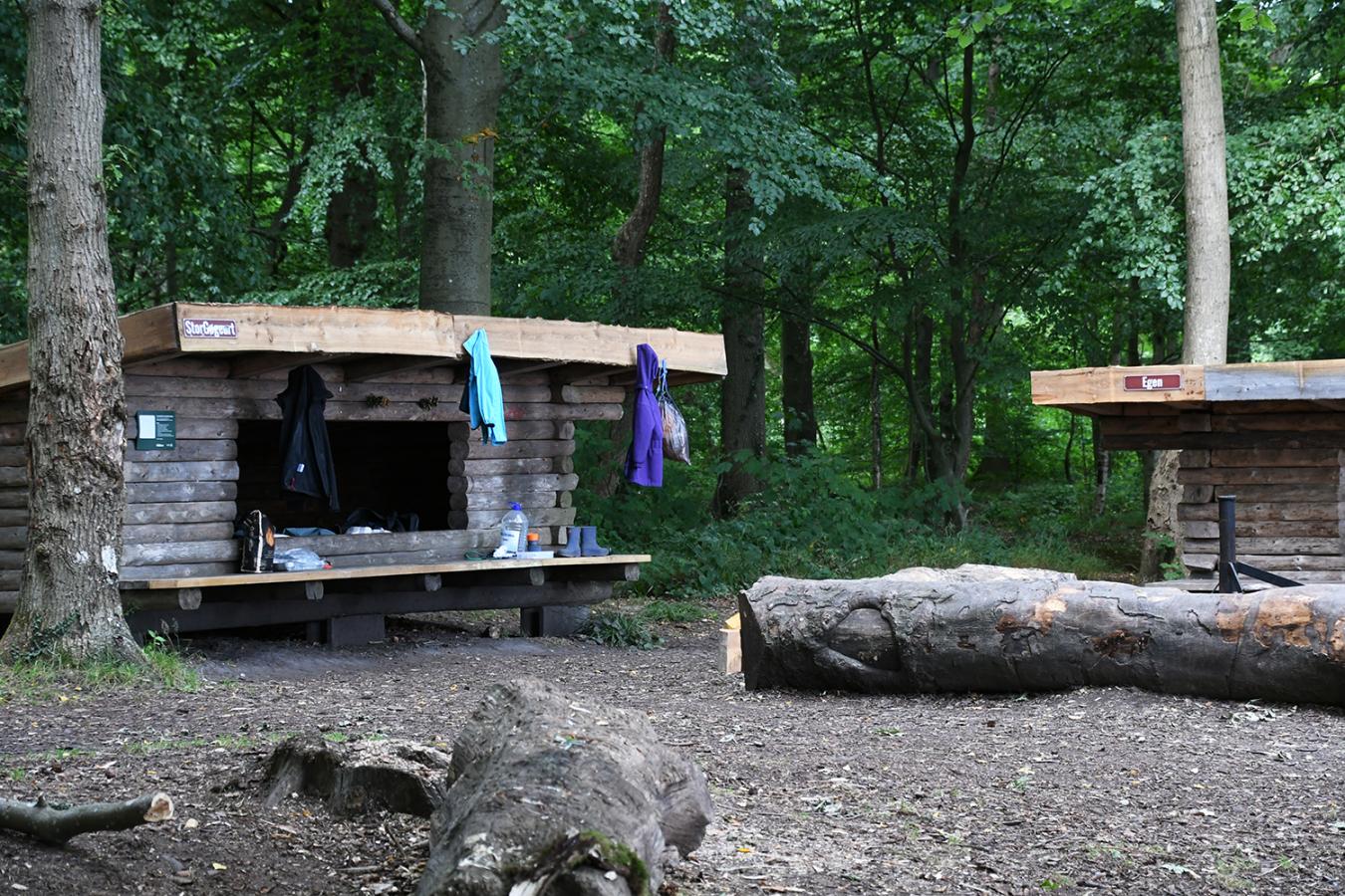 Shelterplads på Trelde Næs