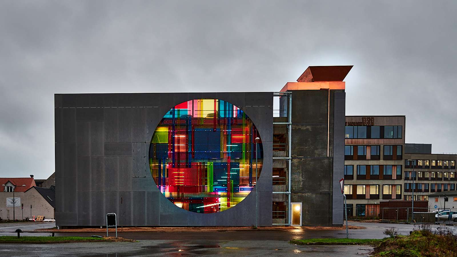 Kunstværket Hydra i Kanalbyen