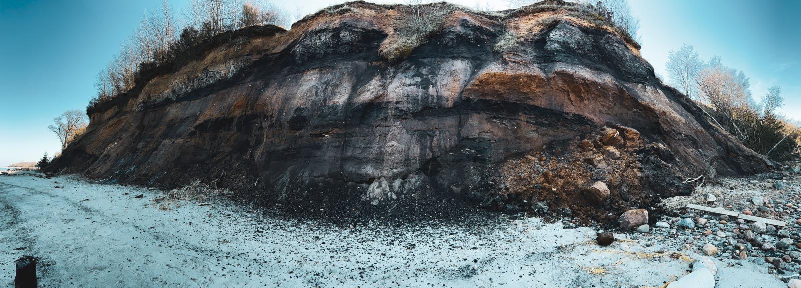 Lerskrænterne på Trelde Næs