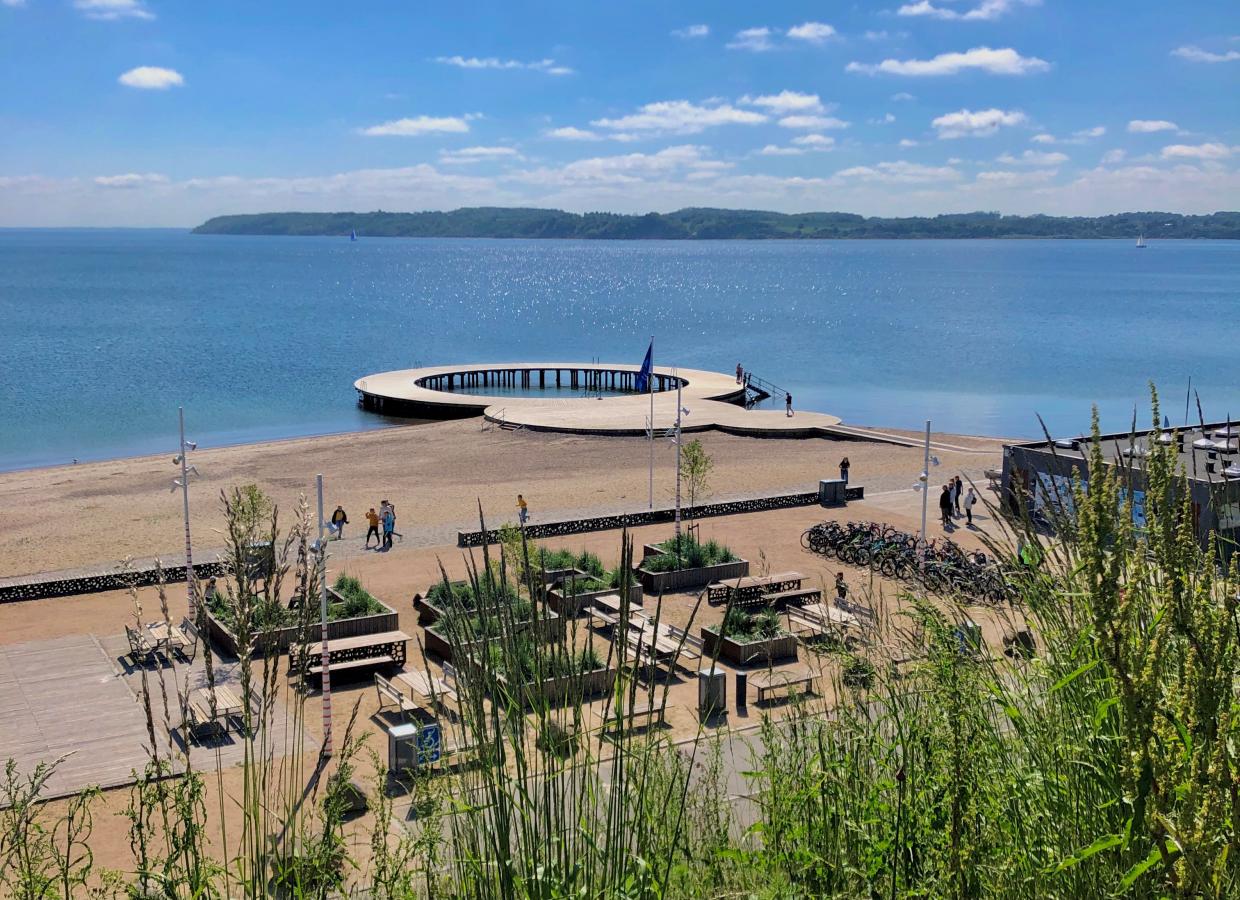 Cirkelbroen på Østerstrand