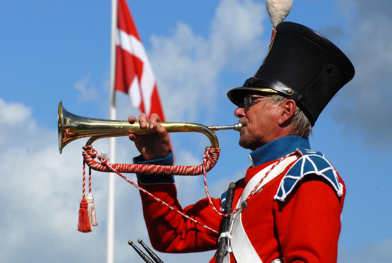 Soldat med trompet i Fredericia