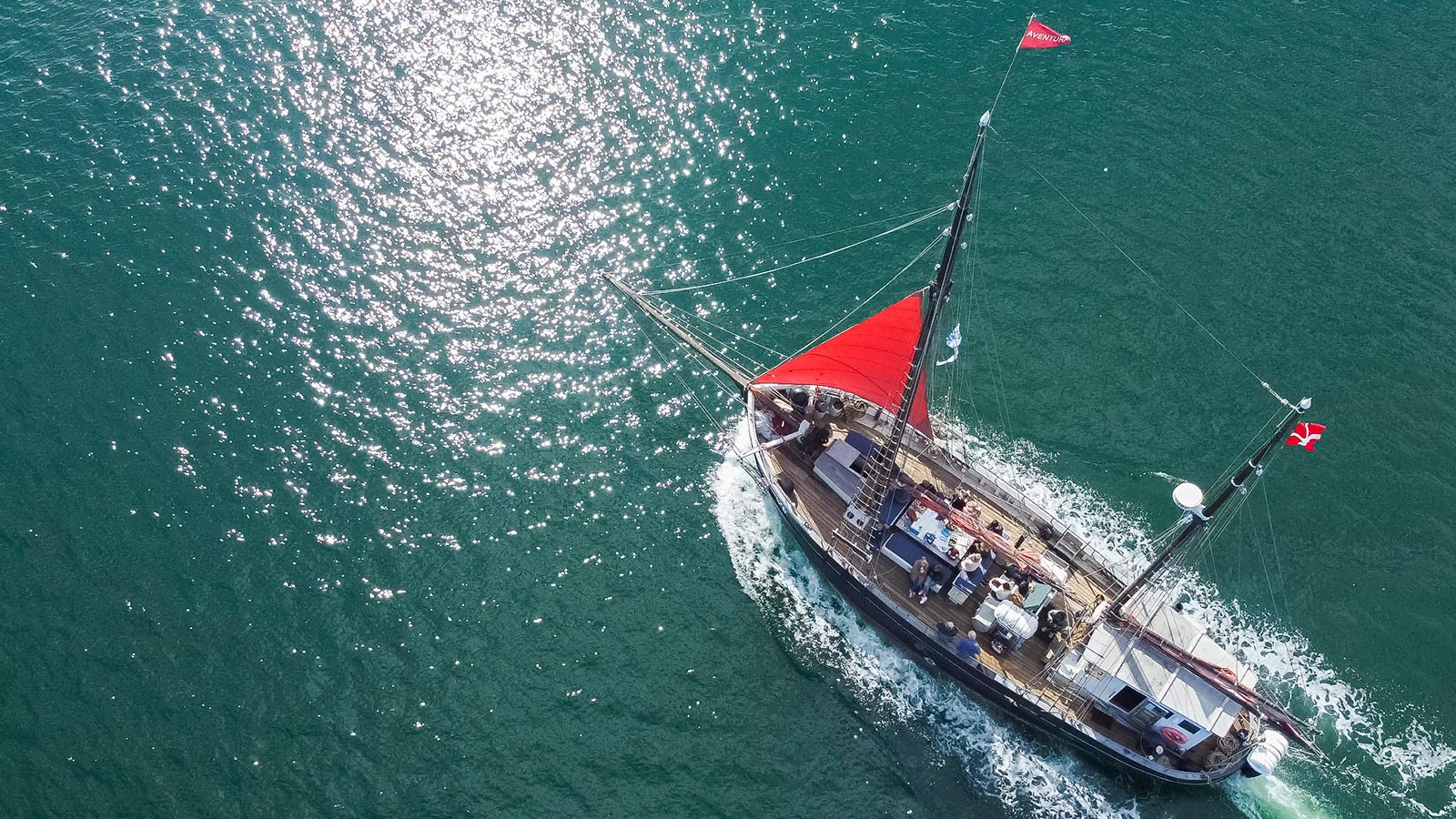 Sejlbåden Aventura på Lillebælt