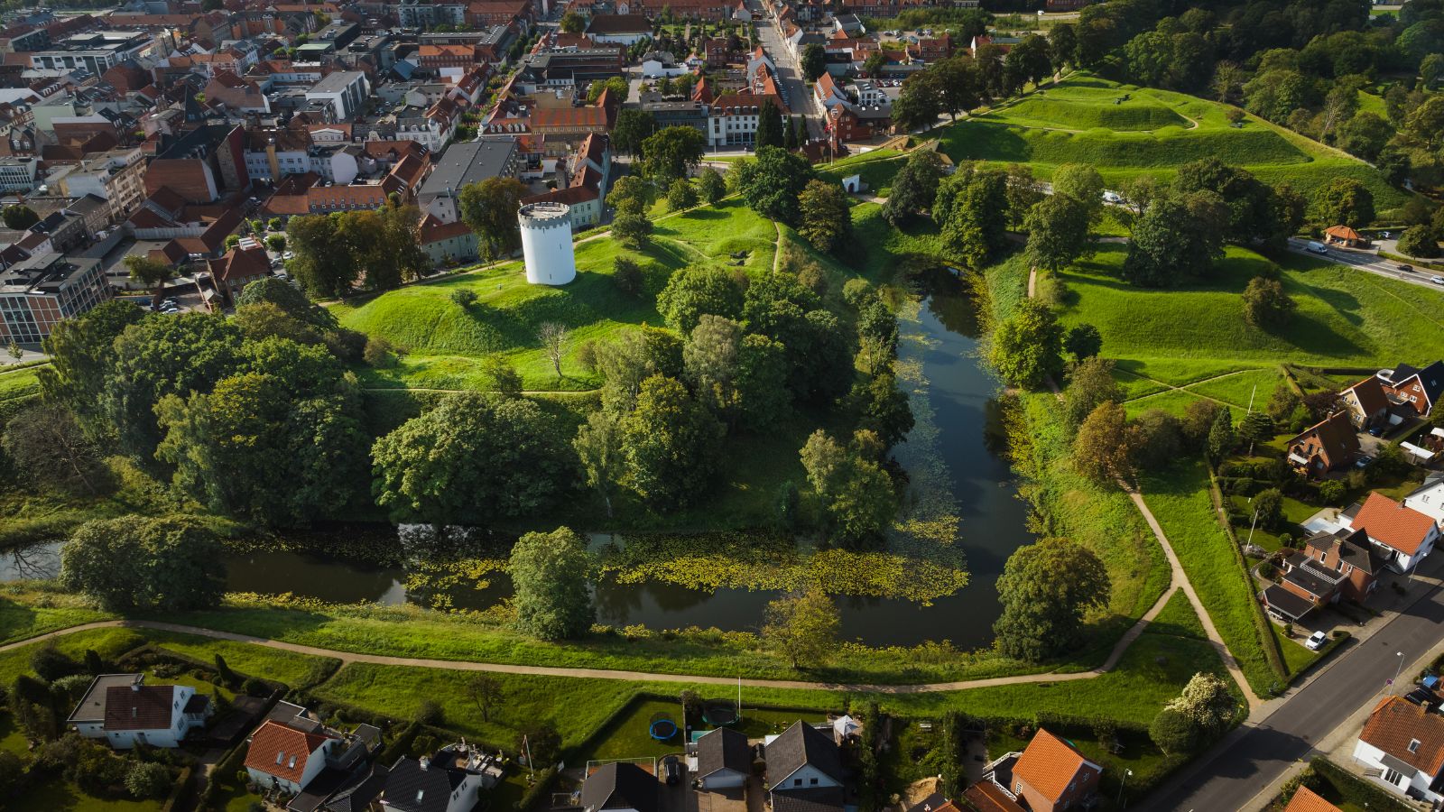 Fredericia Vold set fra oven