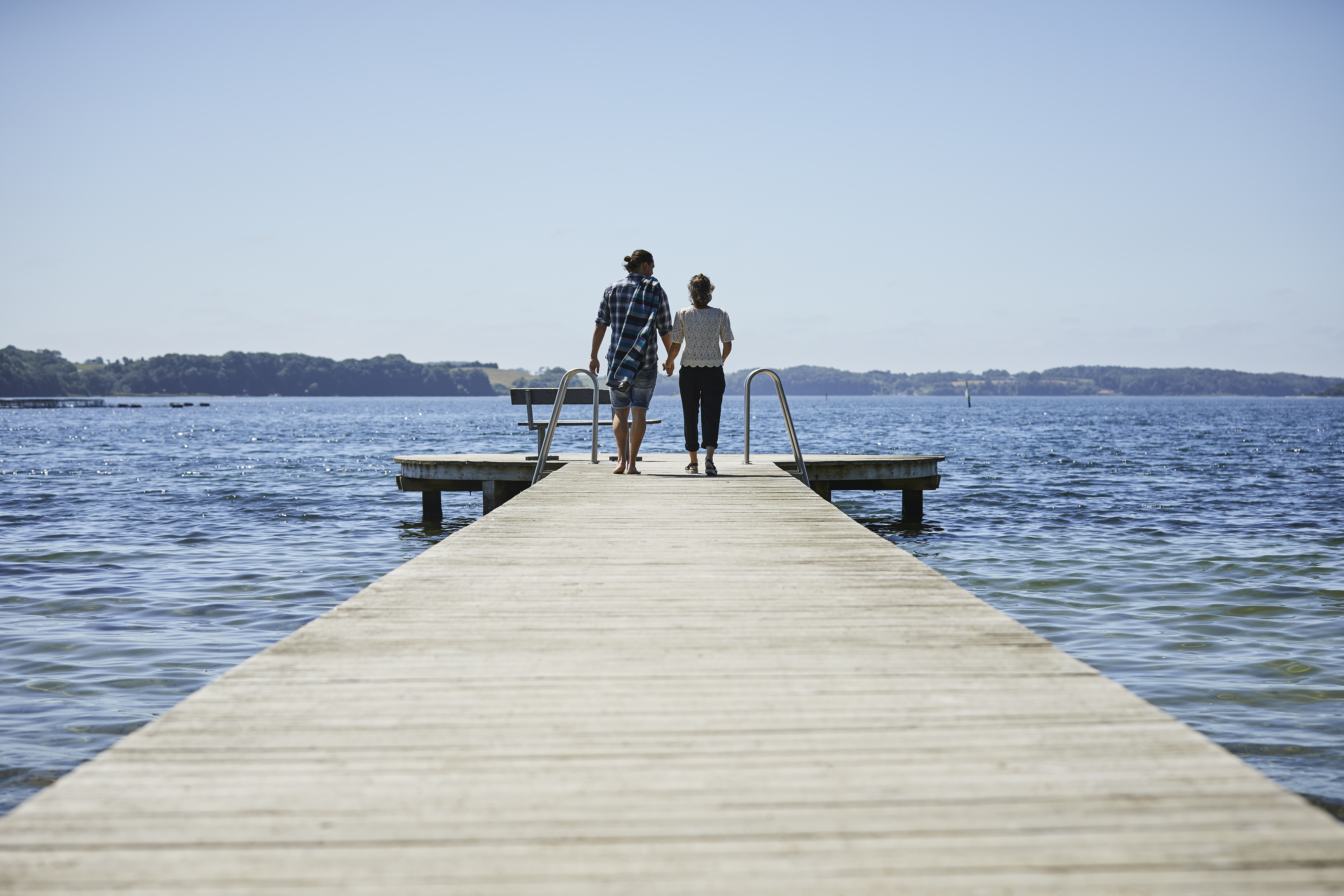 Badebro i Skærbæk Strandpark