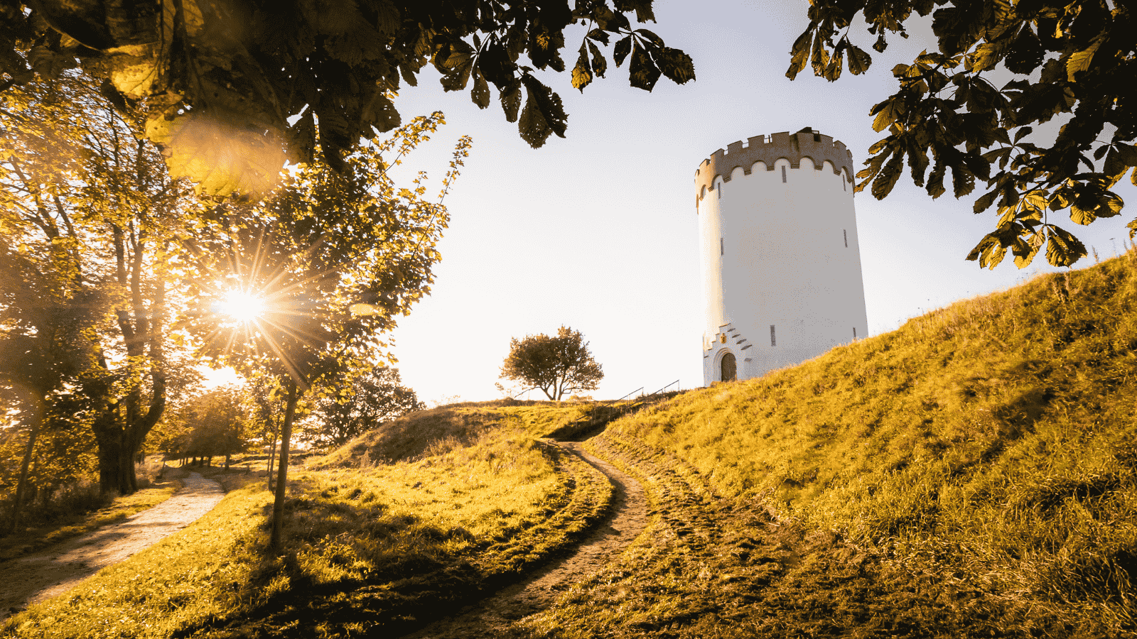 Det hvide Vandtårn på Fredericia Vold