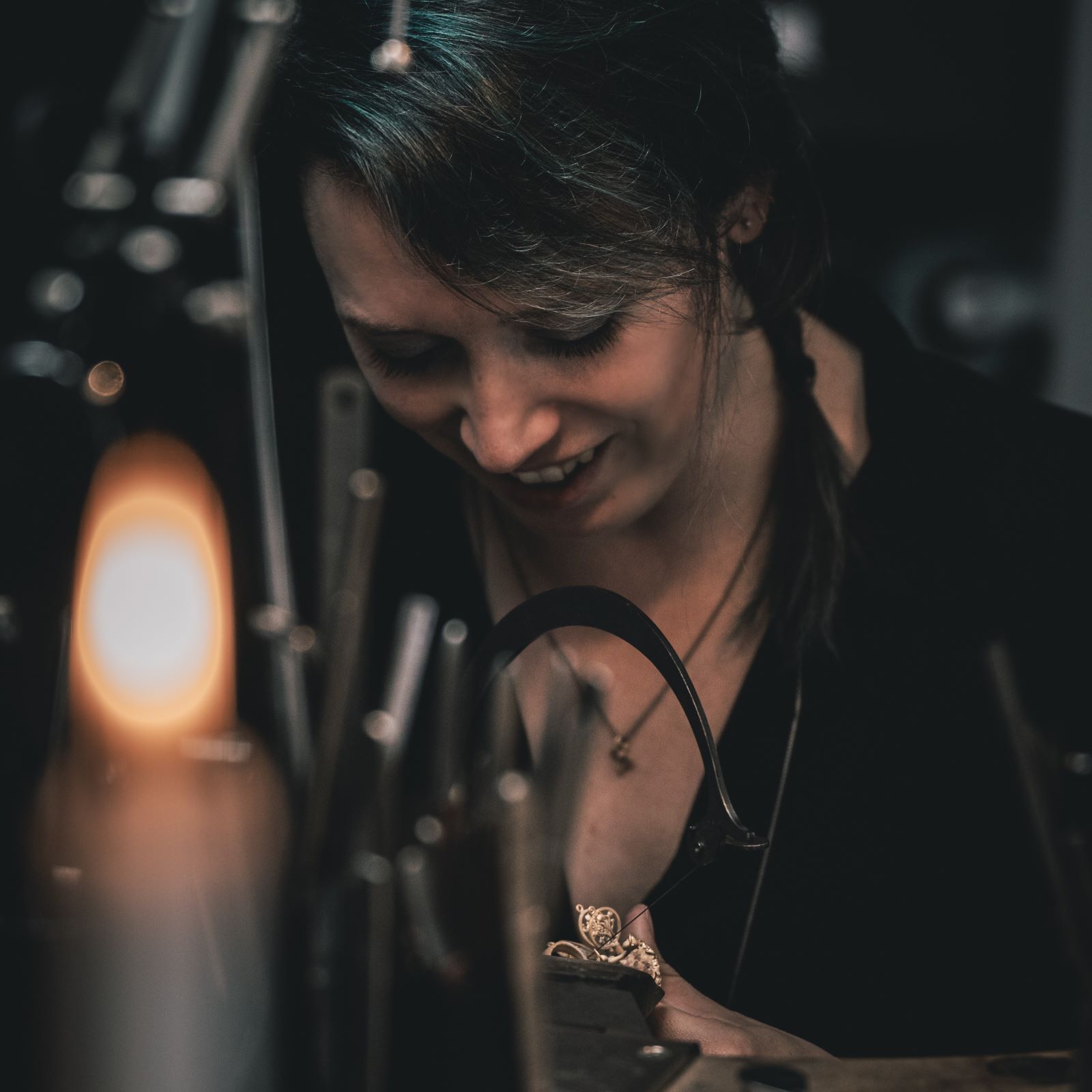 Therese fra Me Mori arbejder