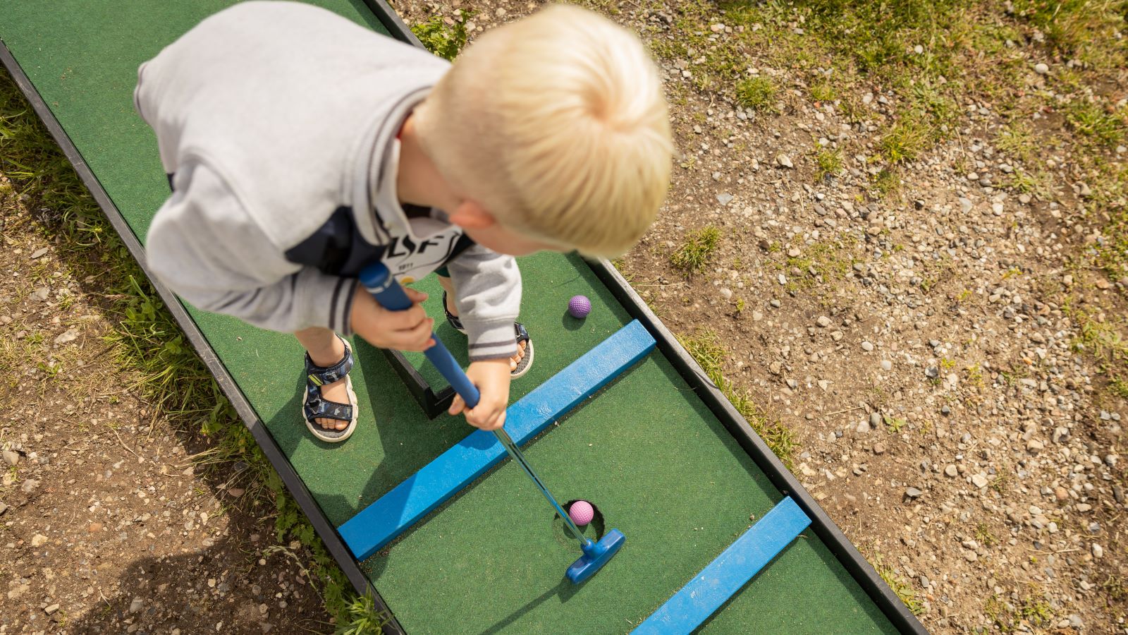 Prøv gratis minigolf i Kanalbyen