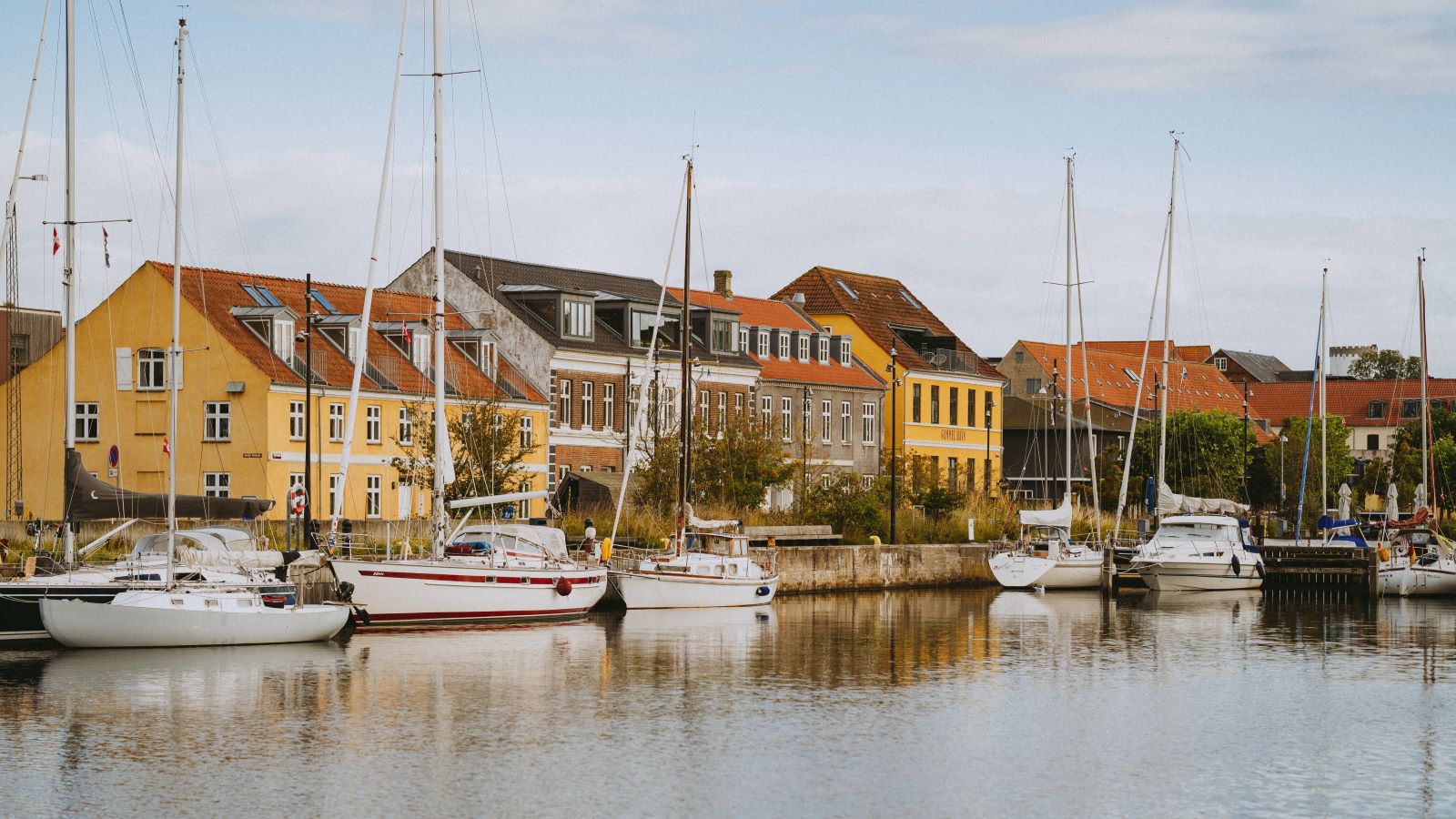 Både i Gl. Havn i Fredericia