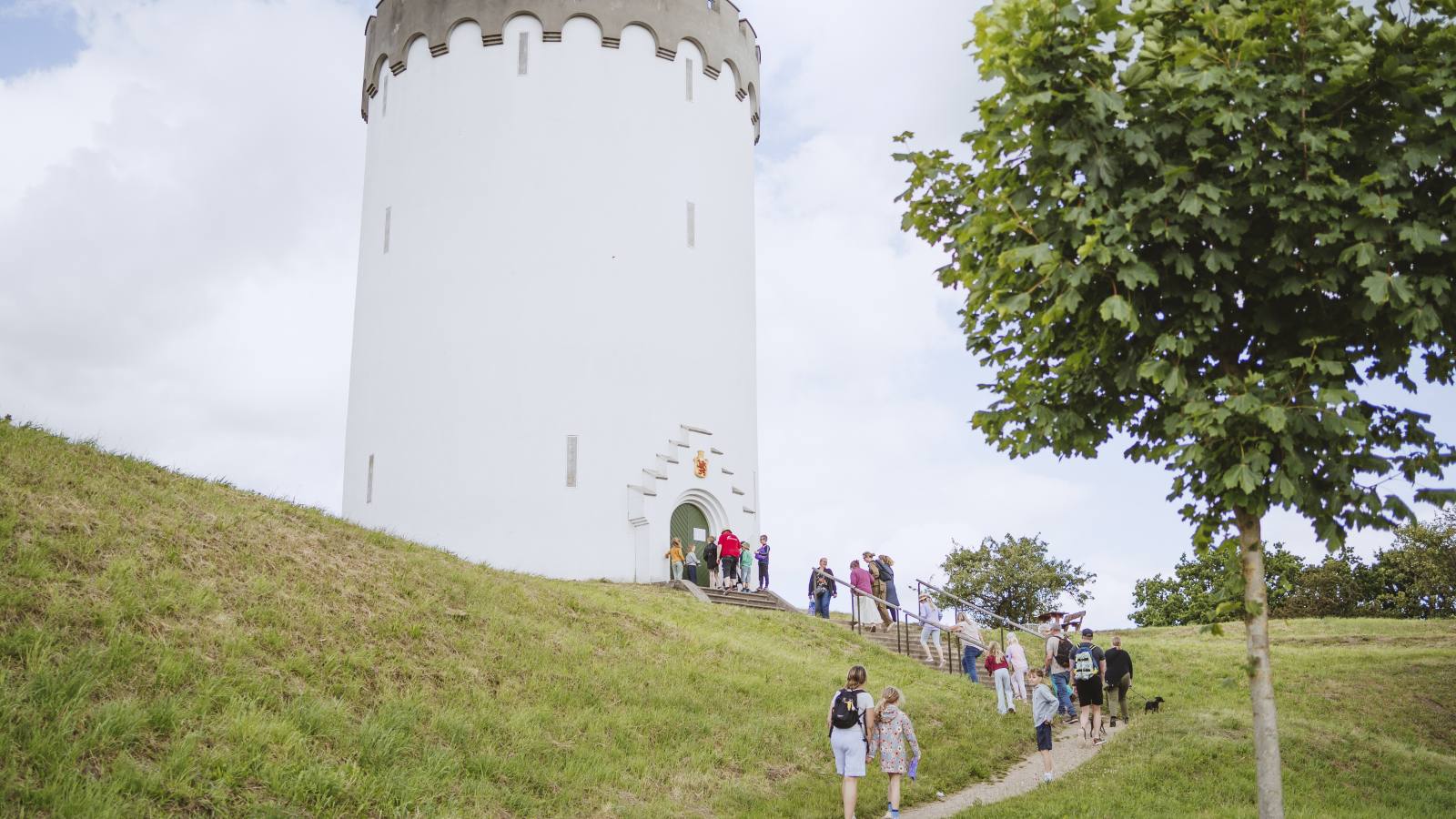 Gruppe på guidet tur