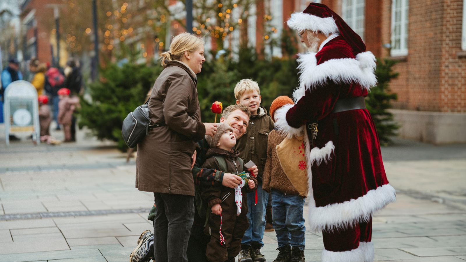 Mød Julemanden i Fredericias gader