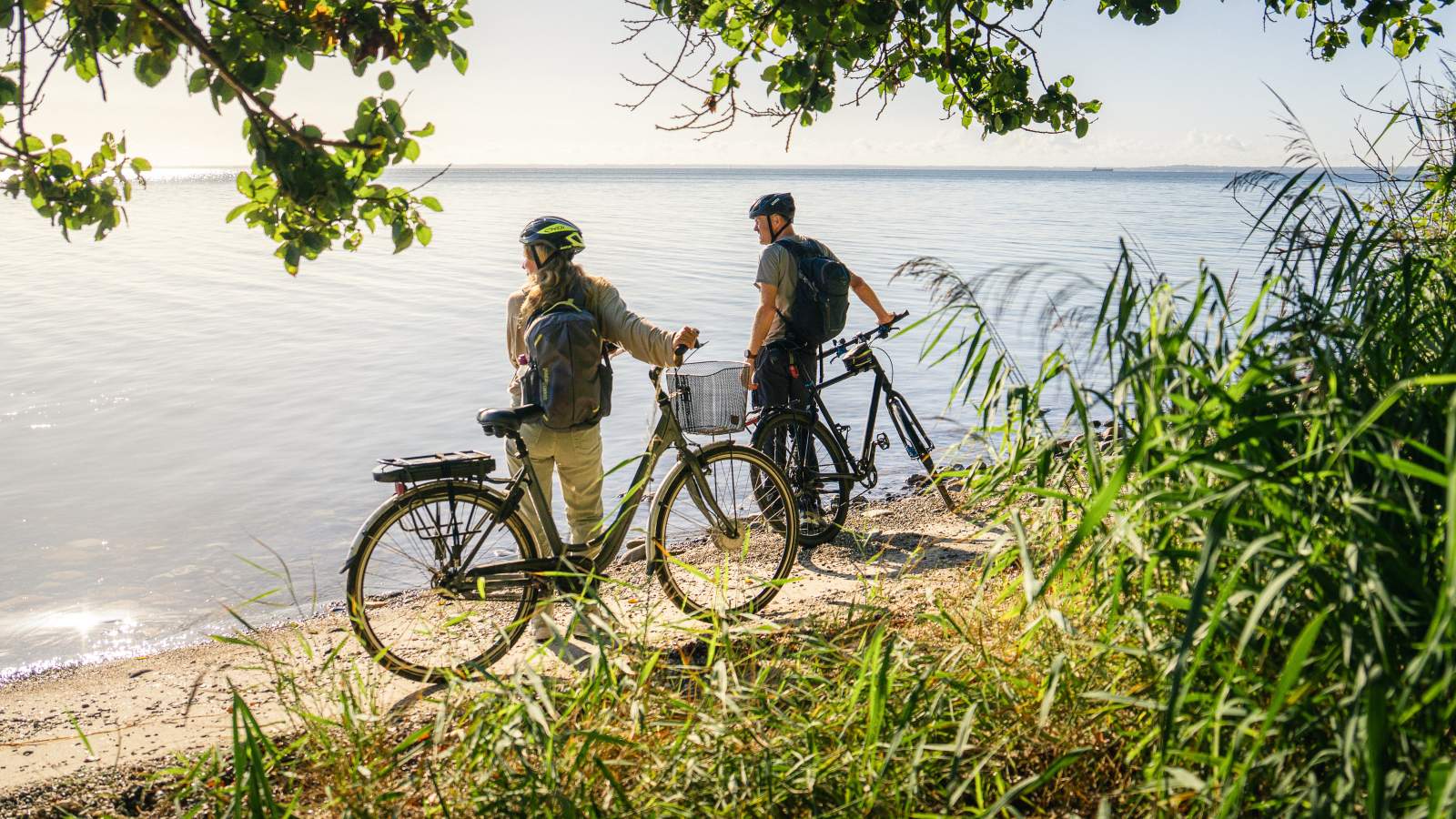 Par på cykelferie i Fredericia