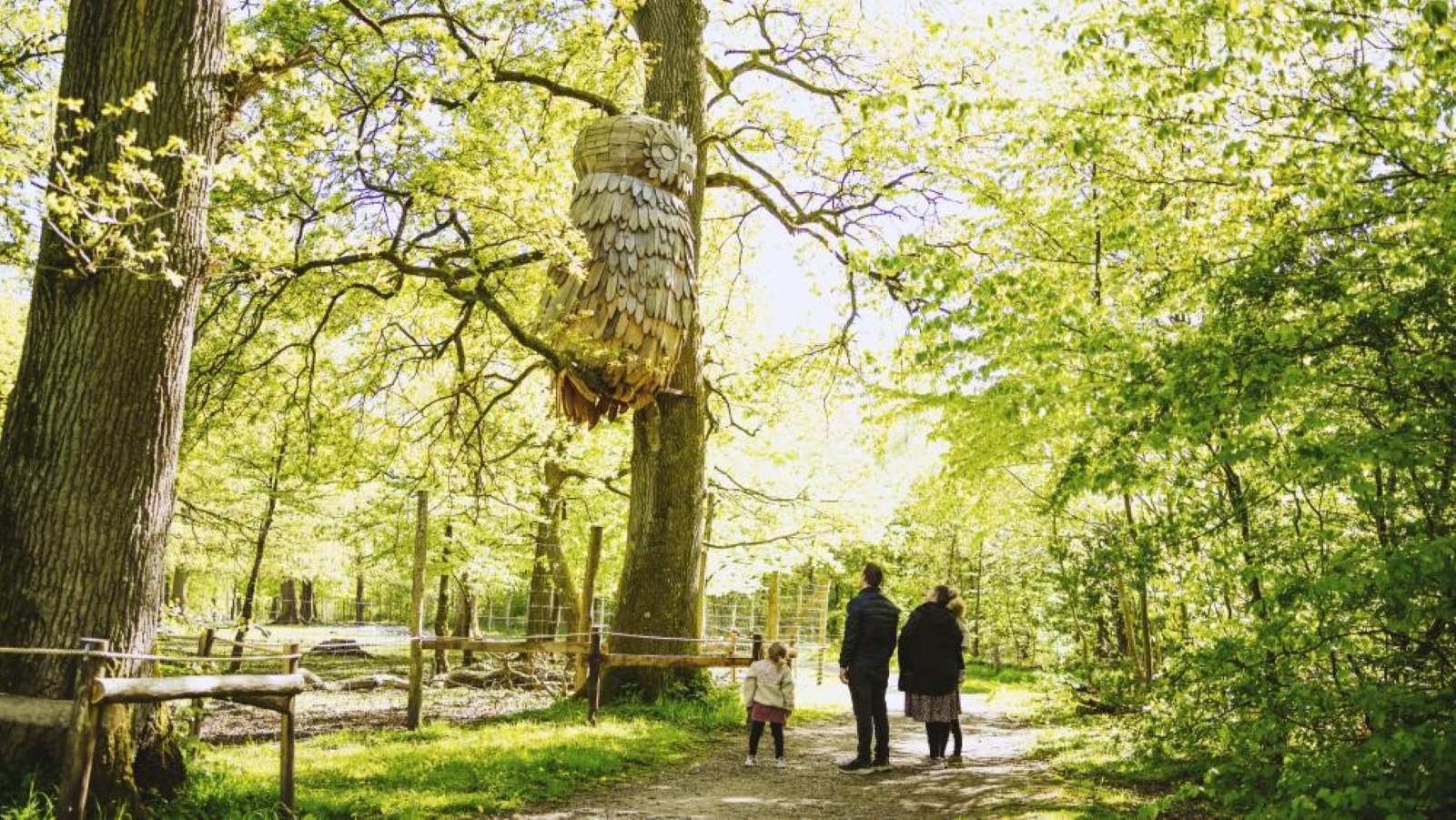 Træskulptur i Fuglsang